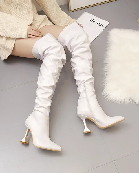 Bota Cano Alto Feminina Anita